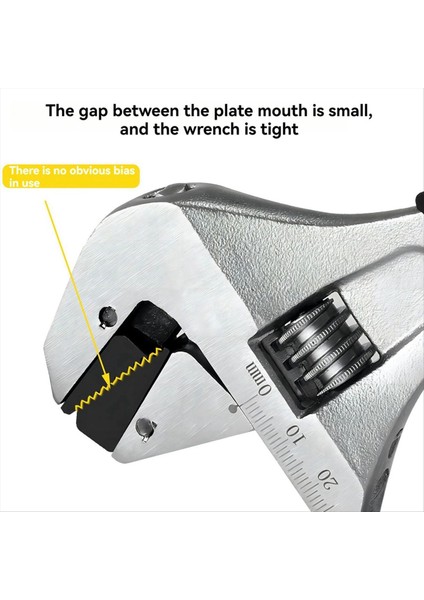 Ratchet Ayarlanabilir Anahtar Kendi Kendine Sıkıcı Ayarlanabilir Anahtar Çok Fonksiyonlu Büyük Açılış Banyo Anahtarı 12 Inç (Yurt Dışından) indirimleri