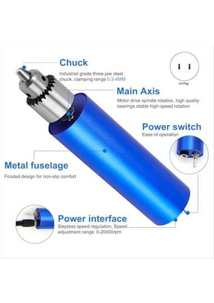 Elektrik Reçine Parlatma Kiti 110 Aksesuar ile Reçine Matkabı Reçine Döküm Kalıpları Için Döner Aracı Abd Fişini Oymak Için (Yurt Dışından) modelleri