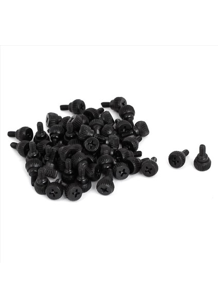 Pc Bilgisayar Kılıfı Thumbscrews M3 5 Başparmak Vidaları Siyah 100 Pcs (Yurt Dışından) fiyatları