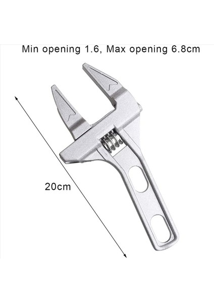 2x Ayarlanabilir Anahtarlar 6-68MM Genişliğinde Çene Anahtarı Banyo Anahtarı El Aletleri Fındık ve Cıvataları Sıkmak Veya Gevşetmek Için El Aletleri (Yurt Dışından) indirimleri