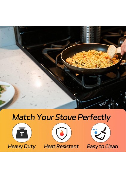 Paslanmaz Çelik Soba Kapağı Soba Koruması Mutfak Sobası Dolgu Soba Trim Kiti Ayarlanabilir Uzunluk 13 8 Inç Ila 27 6 Inç (Yurt Dışından) modelleri