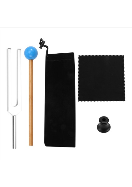 432 Hz Hammer ile Çatal Tuning Çatal Ses Iyileştirme Terapisi ve Yoga Alüminyum Alaşım Ayarlama Çatal Gümüş (Yurt Dışından) fiyatları