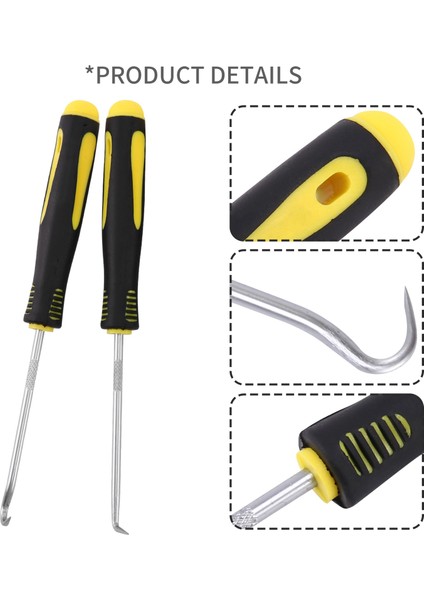 4 Pcs Kazılıklı Kanca Alet Seti Yağ Salonu Çektirme Kauçuk O-Ring Hook Conta Tornavida El Diy Araçları Çıkma Araçları (Yurt Dışından) indirimleri