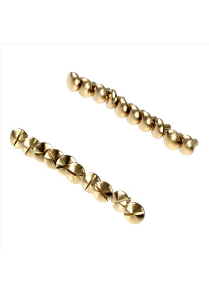 200X Arc Katı Pirinç Düğmesi Saplama Vidalı Tırnak Vidası Sırt Deri Perçin Kemeri 6mm (Yurt Dışından) fırsatları