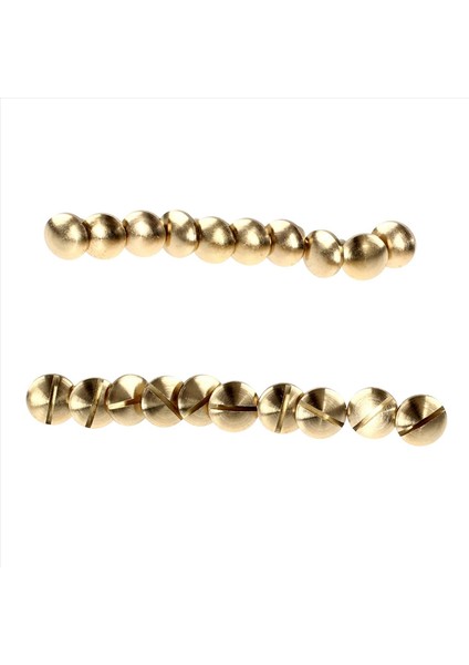 200X Arc Katı Pirinç Düğmesi Saplama Vidalı Tırnak Vidası Sırt Deri Perçin Kemeri 6mm (Yurt Dışından) indirimleri