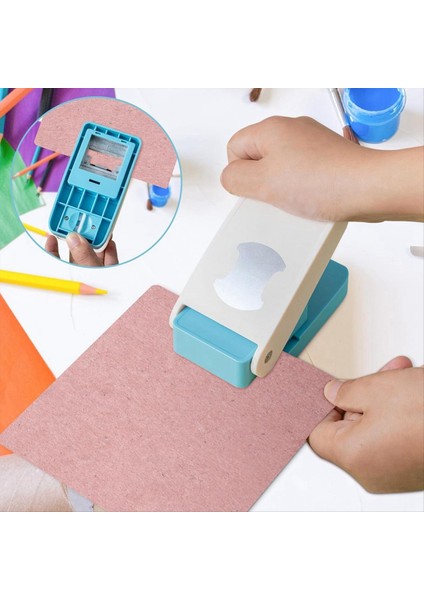 Taba Punch Handheld Klasör Punch Gevşek Yaprak Ayırıcı Etiket Zanaat Kağıt Kağıt Punch Cutter Puncher Yuvarlak (Yurt Dışından) fiyatları