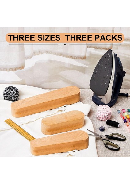 3 Adet Parke Terziler Clapper 7 Inç 9 5 Inç 12 Inç Clapper Dikiş Aracı Buhar Demir Dikiş Dikiş Kapitone (Yurt Dışından) fırsatları