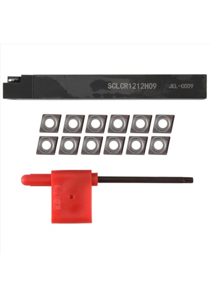 SCLCR1212H09 Tutucu Torna Tool Cutter 10 Pcs ile CCMT09T304-PM Bıçaklar Cnc 100MM Ekle (Yurt Dışından) fiyatları
