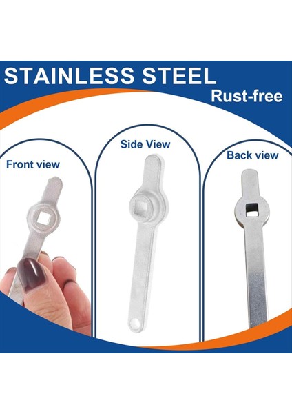 Nihai Radyatör Anahtarı Premium Paslanmaz Çelik Sıhhi Tesisat Aletleri Hava Çıkış Kolu Valf Anahtarı Maliyet Tasarruf (Yurt Dışından) modelleri