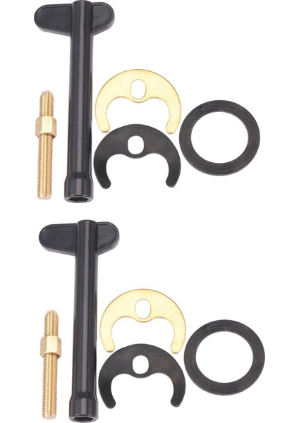 10X M8 Havza Yıkayıcı Lavabo Monobloc Mixer Musluk Sabitleme Kiti Bolt Mutfak Braketi (Yurt Dışından)