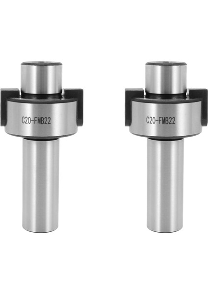 2x C20 FMB22 Tutucu Yüz Değirmen Arbor Shell End Mill Arbor Adaptörü Öğütme Aracı (Yurt Dışından)