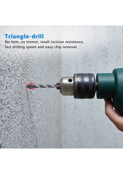 Fayans Beton Tuğla Cam Plastik ve Ahşap Tungsten Karbür Tuğla Duvarı Için 15 Adet Çok Malzemeli Matkap Ucu (Yurt Dışından) modelleri