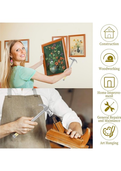 Mini Çekiç 6 Arada 1 Küçük Çekiç Pirinç Çekiç Tornavida Tornavida Çekiçle El Aletleri Hammer Resim Asma Için Çekiç (Yurt Dışından) fırsatları