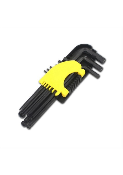 9 Arada Top-Uç Hex Anahtar Seti Altıgen Tornavida Alet Seti Kare Anahtar Erik Altıgen Anahtarı (Yurt Dışından)