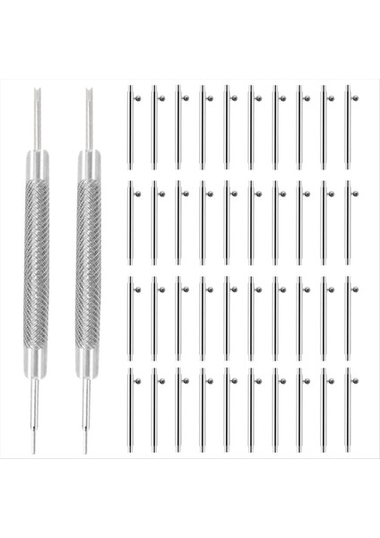 40PCS L 22MM Dıa 1 5mm Paslanmaz Çelik Hızlı Basım Yay Çubukları 2pcs Çift Uç Izle Bant Kaldırma Aracı (Yurt Dışından)