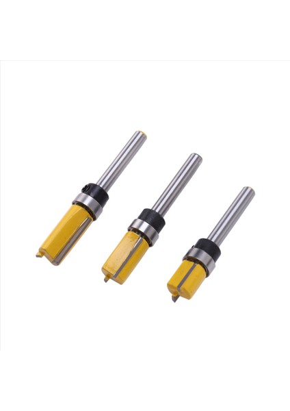 12PCS 1/4 Inç Floş Trim Yönlendirici Bit Desen Bit Üst ve Alt Yatak 1/2 Inç Bıçak Şablonu Kenar Ahşap Düzeltici Kesici (Yurt Dışından) modelleri