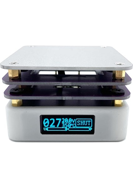 65W Mini Isıtma Masası Smd Ön Isıtma Onarım Istasyonu Pcb Kartı Lehimleme Lehimleme Geri Dönüş Isıtma Tahtası Onarım Aracı (Yurt Dışından)