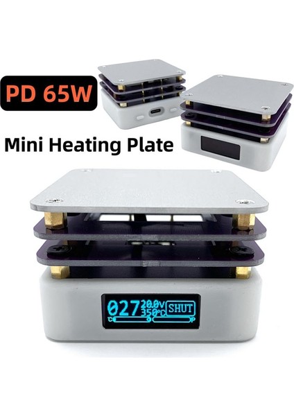 65W Mini Isıtma Masası Smd Ön Isıtma Onarım Istasyonu Pcb Kartı Lehimleme Lehimleme Geri Dönüş Isıtma Tahtası Onarım Aracı (Yurt Dışından) fiyatları