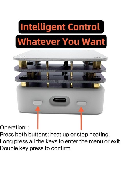 65W Mini Isıtma Masası Smd Ön Isıtma Onarım Istasyonu Pcb Kartı Lehimleme Lehimleme Geri Dönüş Isıtma Tahtası Onarım Aracı (Yurt Dışından) fırsatları