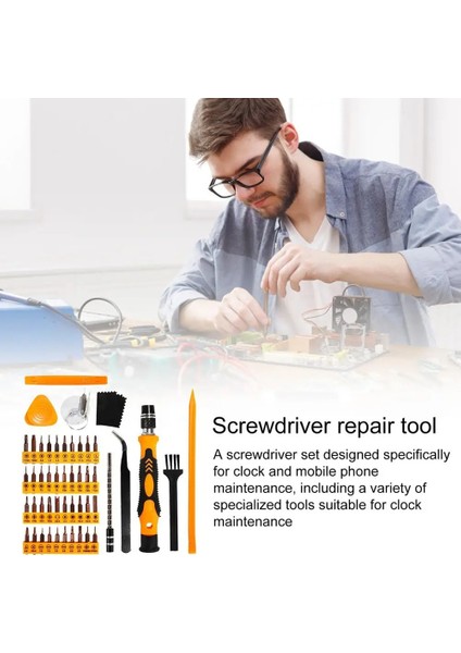 Dizüstü Bilgisayar Onarım Aracı Kiti Aracı Çelik Tornavida Set Dizüstü Tornavida Seti Bilgisayar Onarım Kiti Ergonomik Çok Fonksiyon (Yurt Dışından) fırsatları