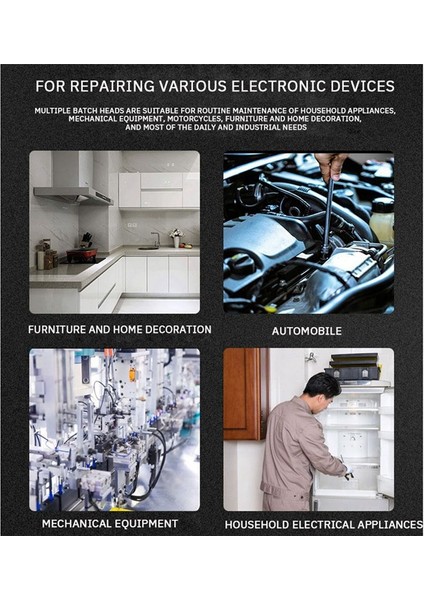 38 1 Arada Cırcır Tornavida Anahtarı Set Ev Makinesi Onarım Düğmesi Çok Yönlü (Yurt Dışından) indirimleri