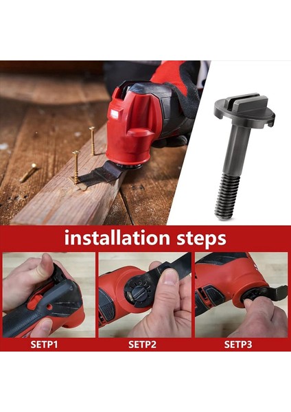 06-75-0025 Blade Destek Ped Vidası Milwaukee 2626-20 M18 Çoklu Tool Için (Yurt Dışından) modelleri