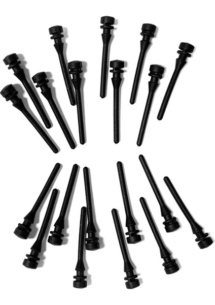 20PCS Siyah Pc Fan Fan Kauçuk Vida Sönümleme Çivi Titreşim Sönümleme Silikon Vidalı Pin Perçin (Yurt Dışından)