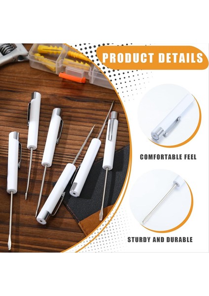 Mekanik Elektrikçi Onarım Aletleri Için 12 Adet Cep Tornavida Üst ve Klipsli Düz Bıçak Tornavi (Yurt Dışından) indirimleri