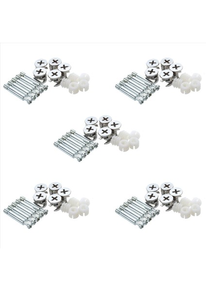 Dübel ve Önceden Yerleştirilmiş Somun ile Mobilya Kamerası Takma (25 Set) (Yurt Dışından)