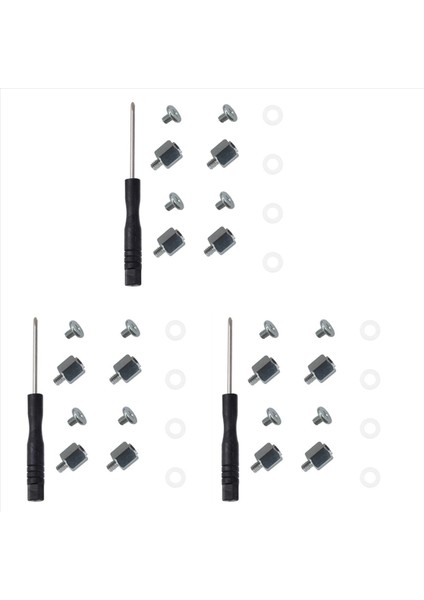 3set M 2 SSD Vida Kiti Ngff Nvme SSD Standoff Montaj M 2 Ngff/nvme Vidası Set A-Sus M 2 SSD Için Vidalı Alçakgönüllü Somun (Yurt Dışından)
