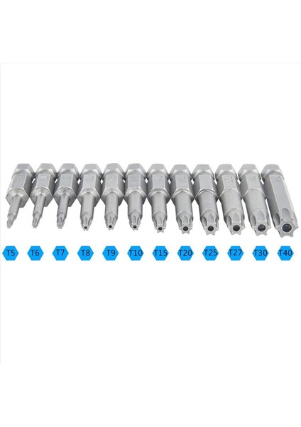 24 Paket Torx Kafa Tornavida Bit Seti 1/4 Inç Hex Shank T5-T40 Yıldız Tornavida Alet Kiti 2 Paket Saplı (Yurt Dışından) indirimleri