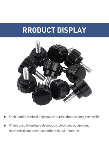 M 4 Dişli Tırtıllı Düğme Vidası 20 Adet M 4 x 10 mm Thumbsscrew Montaj Cıvataları Vidalar Düğümler Tutamak Montaj Montaj Vidaları Kiti (Yurt Dışından) fırsatları