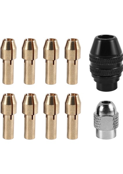 Dremel Için Drill Chuck Collet Seti 1/32INÇ Ila 1/8 Inç Yedek 4486 Yedek Döner Matkap Somunu Seti ile Anahtarsız Bit (Yurt Dışından)