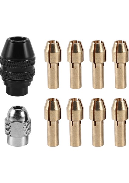 Dremel Için Drill Chuck Collet Seti 1/32INÇ Ila 1/8 Inç Yedek 4486 Yedek Döner Matkap Somunu Seti ile Anahtarsız Bit (Yurt Dışından) fiyatları