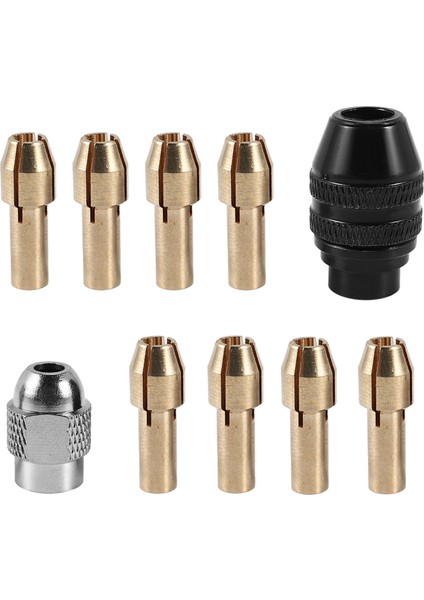 Dremel Için Drill Chuck Collet Seti 1/32INÇ Ila 1/8 Inç Yedek 4486 Yedek Döner Matkap Somunu Seti ile Anahtarsız Bit (Yurt Dışından) modelleri
