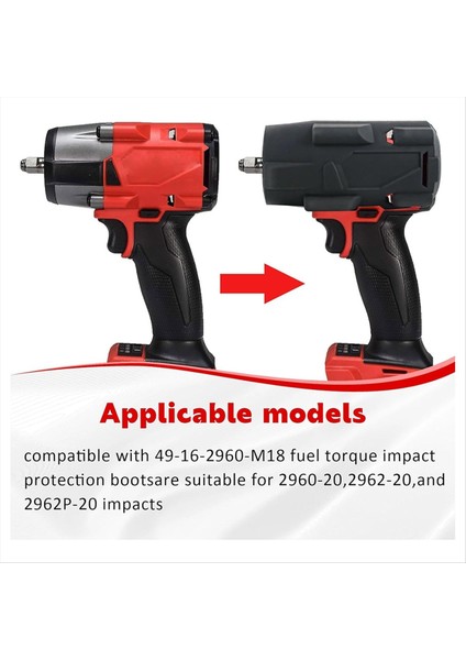 49-16-2960 Koruyucu Önyükleme Yakıt Etki Kauçuk Koruyucu Boot 1/2 3/8 Inç Inatçı Darbe Anahtarı 2962P-20 0 (Yurt Dışından) fırsatları