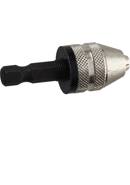 2x Gümüş+Siyah 6mm Anahtarsız Matkap Bit Chuck Hızlı Değişim Adaptör Dönüştürücü Hex Shank (Yurt Dışından) modelleri