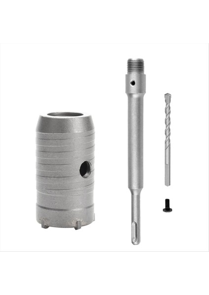Sds Plus Çekiç Matkapları Duvar Deliği Testere Matkap Bit Set Kesici Aletleri Yuvarlak Şaftlı Beton Çimento Taş Deliği Açıcı 40MM (Yurt Dışından)