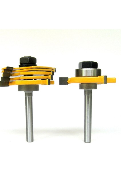 8pc 1/4inch Shank Yuvası Montaj 6 Kesiciler ve 2 Arbors Yönlendirici Bit Seti (Yurt Dışından) modelleri