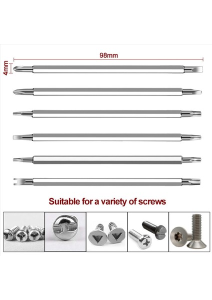 2x 12 Arada 1 Çok Fonksiyonlu Ev Tornavida Seti Tornavida Özel Şekilli Phillips Çift Kafa Torx Tornavida (Yurt Dışından) modelleri