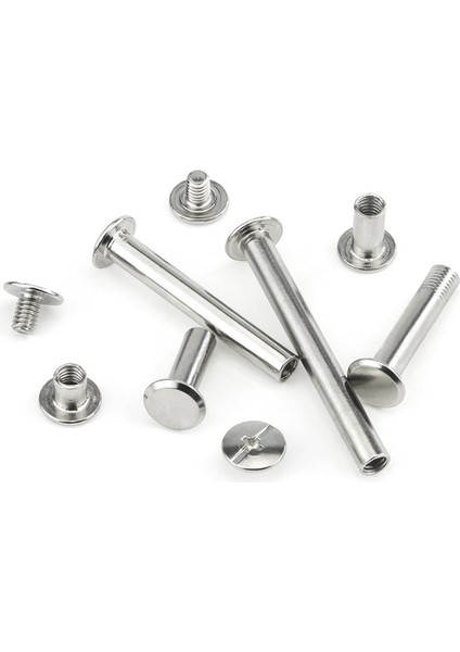 Chicago Vida Bağlama Vidaları Dıy Deri Bookbinding Crafts (240PCS M5) (Yurt Dışından) modelleri