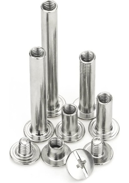 Chicago Vida Bağlama Vidaları Dıy Deri Bookbinding Crafts (240PCS M5) (Yurt Dışından) fırsatları