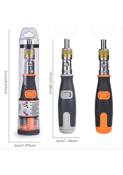 10 Arada Turuncu Tornavida Seti Çift Yönlü Cırcır Deformasyonu Parti Kafalı Çok Açılı Özel Şekilli Tornavida (Yurt Dışından) indirimleri