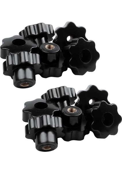 Makineler Mandal Kümelenen Kepçeli Fındık Düğme Kavrama M8 Dişi Iplik 12PCS (Yurt Dışından)