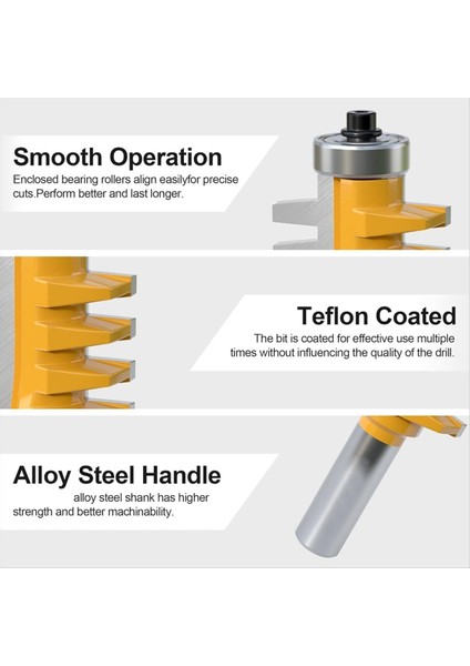 Parmak Eklemi Yönlendirici Biti Ahşap Işleme Için Parmak Tutkal Eklemi Yönlendirici Biti Parmak Eklemi Biti Doğrama Yönlendirici Biti 1/4inch Shank (Yurt Dışından) indirimleri