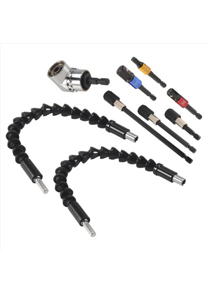 Esnek Matkap Uzantısı Hex Shank Matkap Somun Sürücü Bit Seti Bükülebilir Matkap Bit Evrensel Soket Adaptör Seti (Yurt Dışından) modelleri