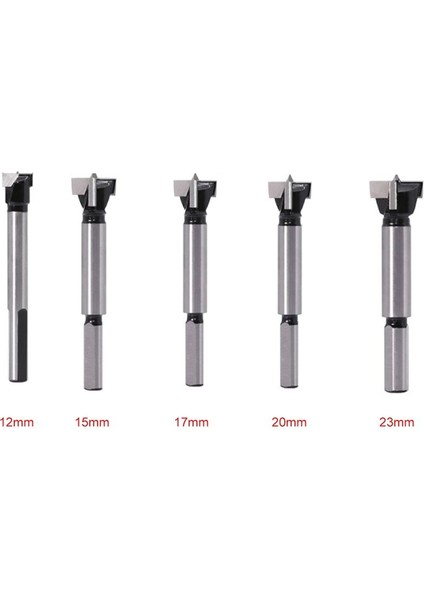 Üçgen Kanatlara Sahip Beş Endüstriyel Sınıf Karbür Ağaç Işleme Biti 12 mm 15 mm 17 mm 20 mm ve 23 mm Içerir (Yurt Dışından) fiyatları