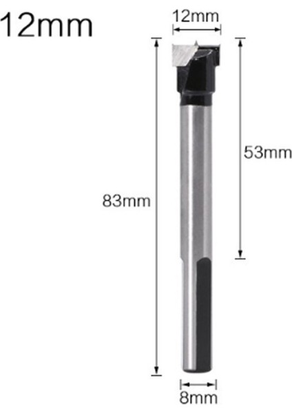 Üçgen Kanatlara Sahip Beş Endüstriyel Sınıf Karbür Ağaç Işleme Biti 12 mm 15 mm 17 mm 20 mm ve 23 mm Içerir (Yurt Dışından) modelleri