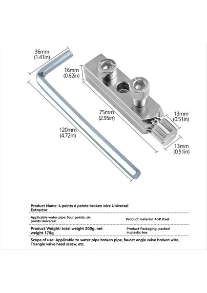 Hasarlı Vida Sökücü ve Çıkarıcı Için Soyulmuş Vida Extractor Seti Easy Out Out Cıvata Ekstraktör Kiti Kırık Hex Vidası (Yurt Dışından) fiyatları