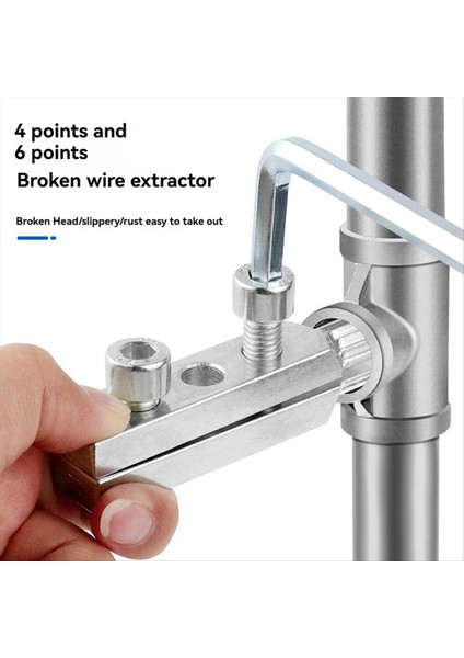 Hasarlı Vida Sökücü ve Çıkarıcı Için Soyulmuş Vida Extractor Seti Easy Out Out Cıvata Ekstraktör Kiti Kırık Hex Vidası (Yurt Dışından) modelleri
